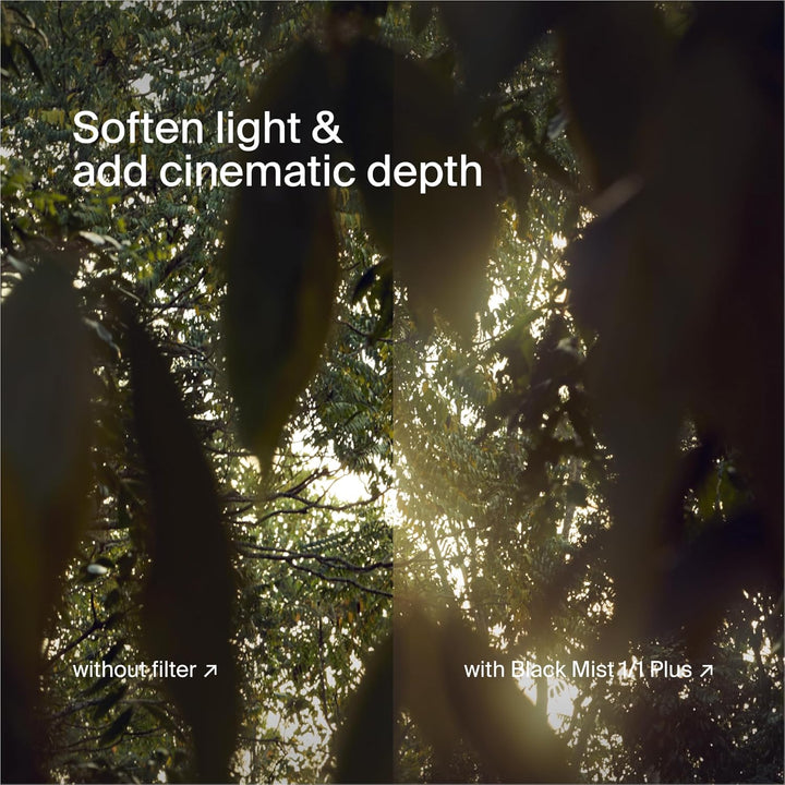 Urth 43mm Ethereal Black Mist ¹⁄₁ Diffusions-Objektivfilter (Plus+) - Kinoeffekt, 20-fache Nanobesch