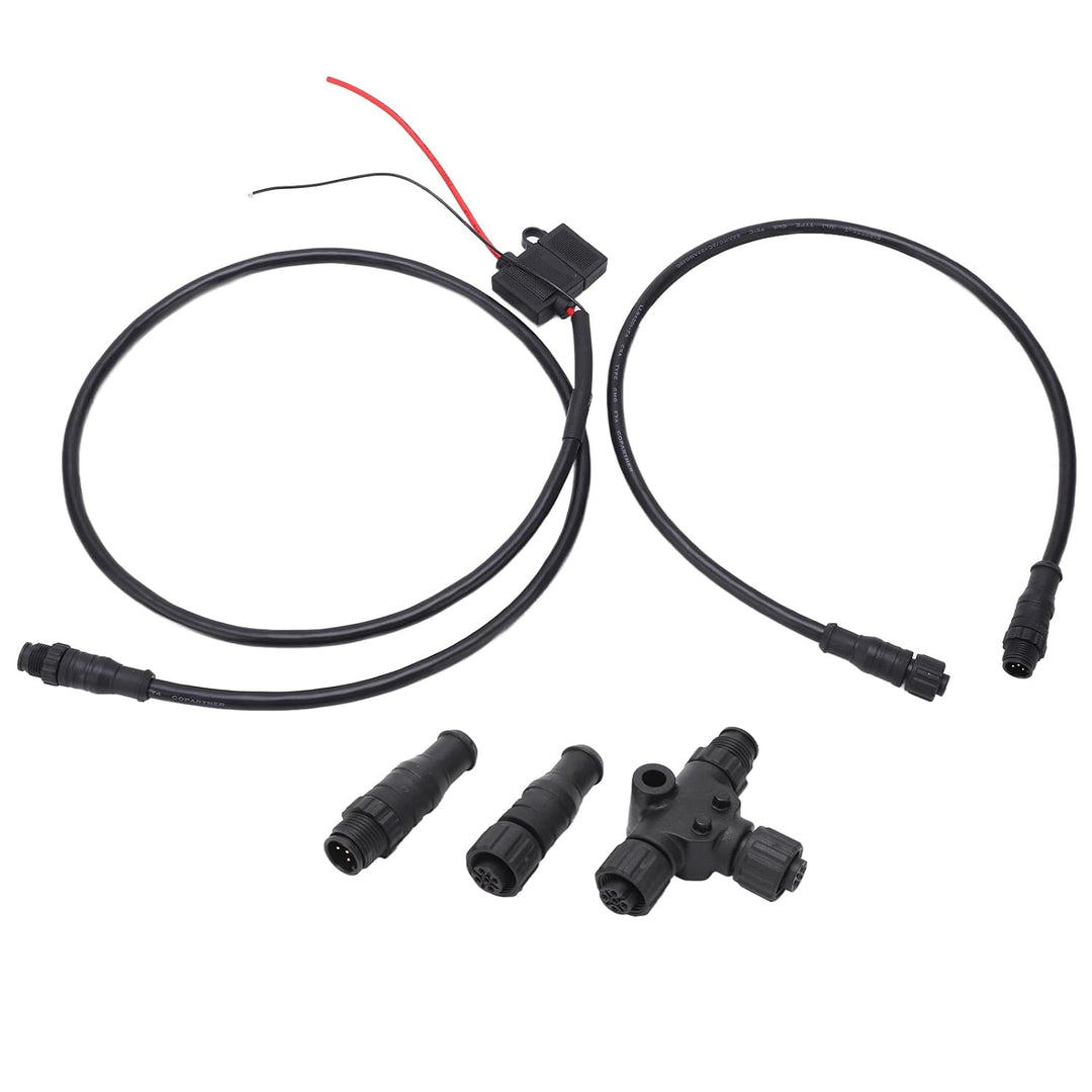 NMEA-Netzwerkstarter, 1 M/39,4 Zoll Marine für NMEA 2000 Starter Kit ABS-Stromkabel mit Sicherung, M