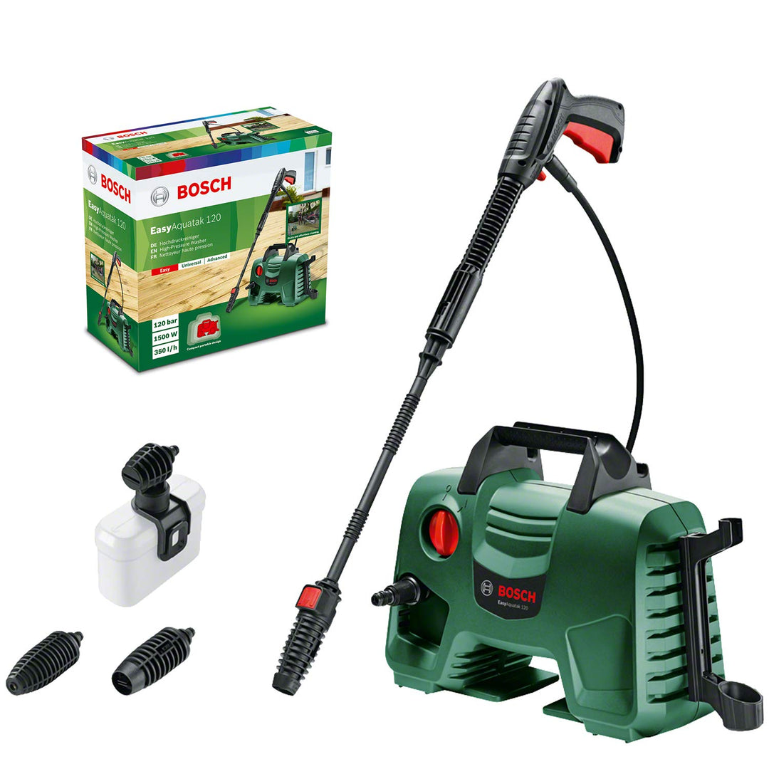 Bosch Home and Garden Hochdruckreiniger EasyAquatak 120 (1500 W, Druck: 120 bar, im Karton) Hochdruc
