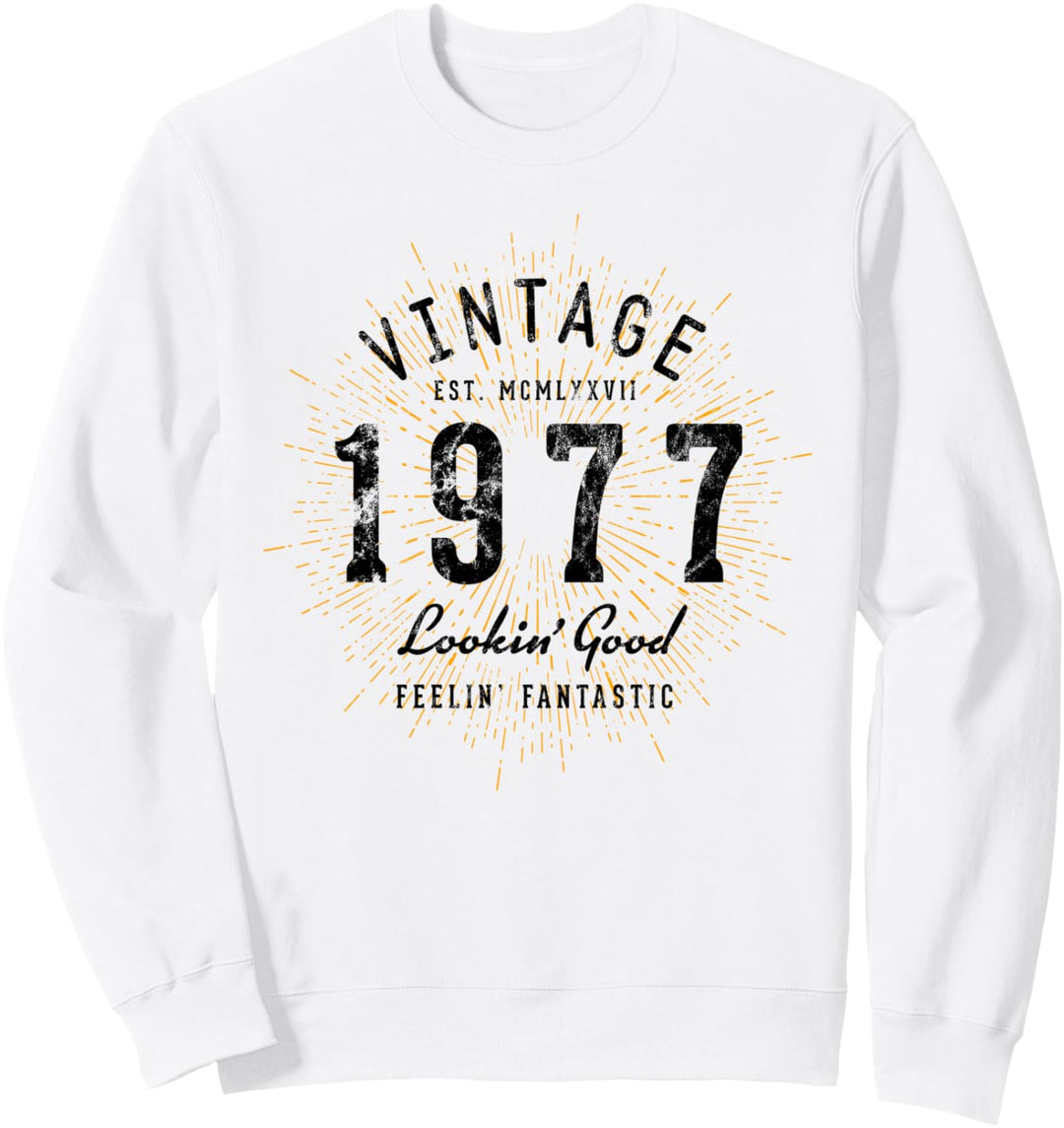 Vintage Geburtstag geboren 1977 Sweatshirt
