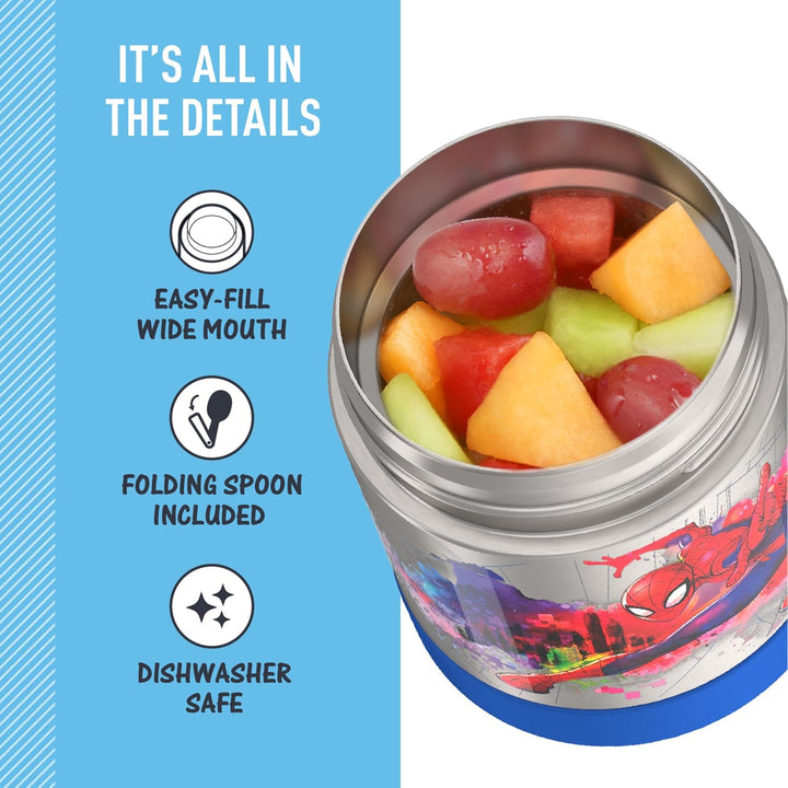 Thermos Funtainer 10 Ounce Food Jar - Spider-Man 10 Ounce Blau, 10 Ounce Blau