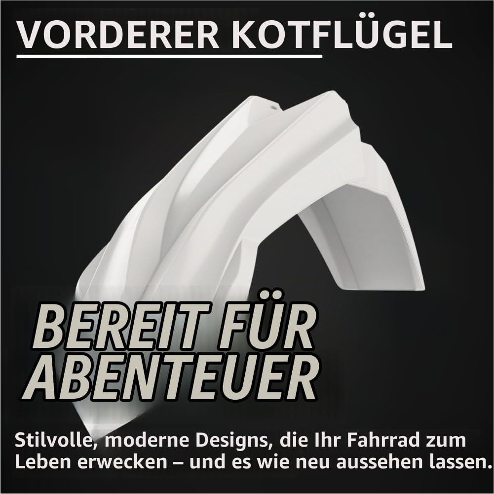 POLISPORT 8585200001 - Originaler Nachbau des Frontfenders aus strapazierfähigem und widerstandsfähi