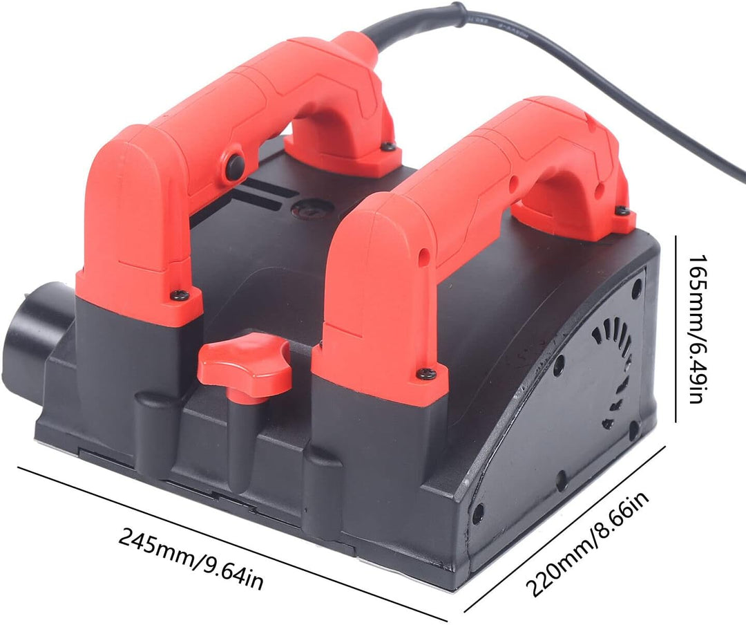 1200W Elektrische Wandfräse Dekorationsfräse Putzfräse Walzenfräse 3000 U/min Putzfräse für Beton- u