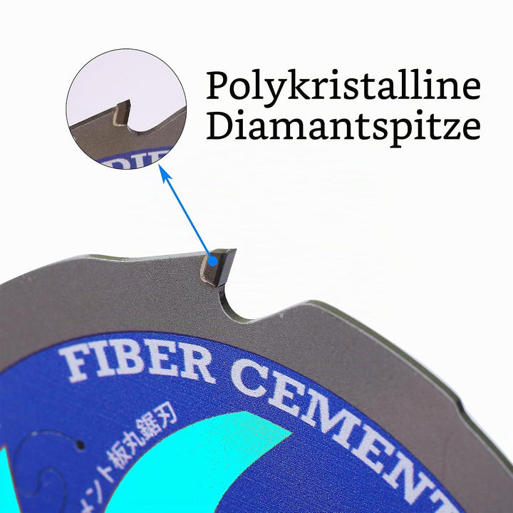 LSHUZIYU 216mm-6PCD-30mm, Polykristallin mit Diamantzähne 6 PCD, Kreissägeblatt Faserzement, Sägebla