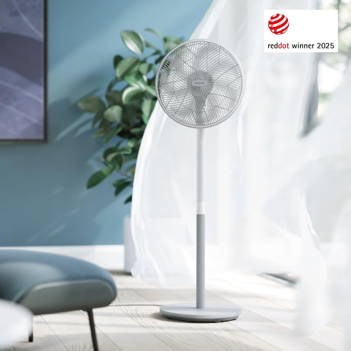 Philips Standventilator Serie 2000. Stark & superleise mit SilentWings Technologie. 19 dB. 2-in-1-Ti