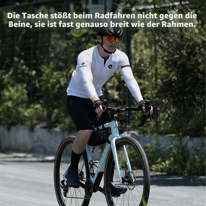 Rahmentasche Fahrrad Fahrradtasche Rahmen grosses Fassungsvermögen Dreiecktasche Rohrtasche Triangel