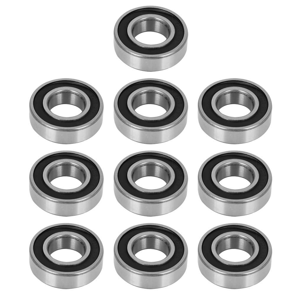 Fafeicy 10Pcs 6205‑2RS Kugellager, 25 mm Innenlochdurchmesser und 15 mm Dicke, für Papierherstellung