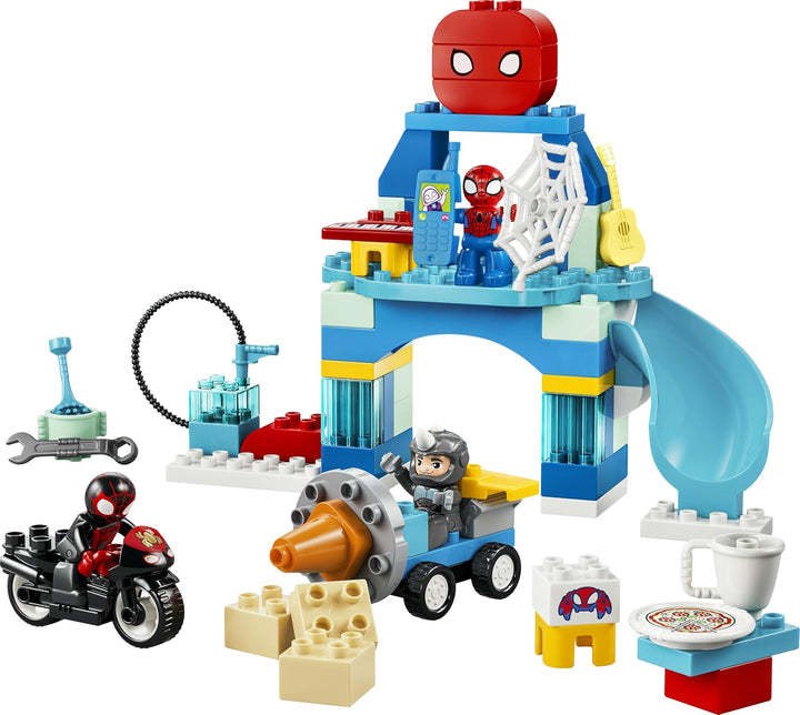 LEGO DUPLO | Marvel Team Spideys Hauptquartier - Lernspielzeug zur Förderung der Motorik - Kleinkind