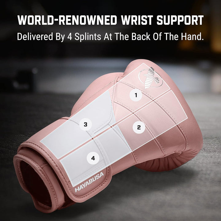 Hayabusa T3 Kanpeki Bokshandschoenen 16oz Rosa, 16oz Rosa