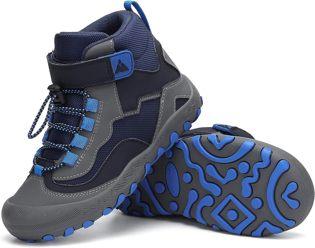 Mishansha Kinder Wanderschuhe Rutschfest Leicht Trekking Wanderstiefel für Jungen Mädchen Gr.24-38 B