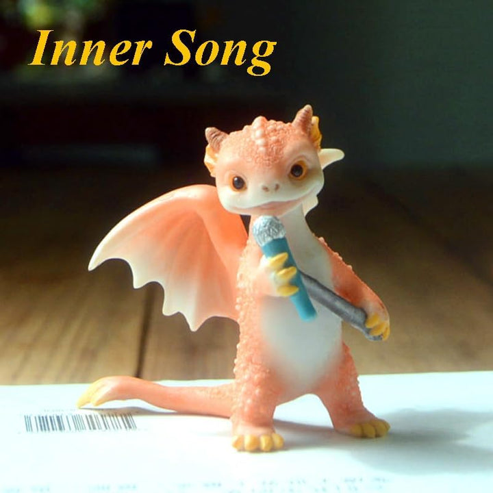 Miniatur Fee Garten Drache Figurine- Mein Solokonzert Singen Drache, Singen Drache