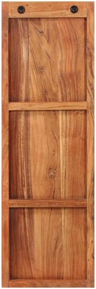 vidaXL 2x Massivholz Akazie Wandgarderobe Vintage-Stil Garderobenpaneel Garderobe Wandpaneel Flurgar
