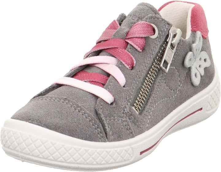 Superfit Mädchen Tensy Sneaker 25 EU Hellgrau 2500, 25 EU Hellgrau 2500
