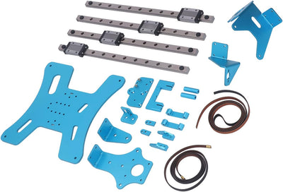 Fockety Modulares Y-Wagenplatten-Upgrade-Kit, 3D-Drucker-Upgrade-Kit mit Aluminiumplatte, Riemen, Sc