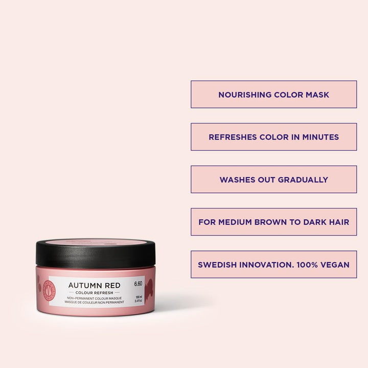 Maria Nila Color Refresh 300 ml - A Nourishing Color Bomb That Contains Temporary Color Pigments Tha