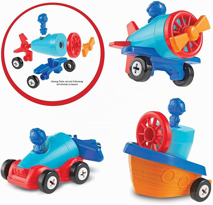Learning Resources 1-2-3 Mach was draus!™ Auto-Flugzeug-Boot, Auto