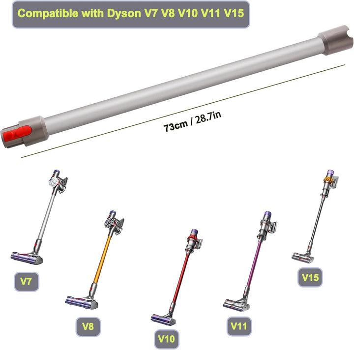 Ersatzteile Verlängerungsrohr für Dyson V7 V8 V10 V11 V15 Staubsauger, Saugrohr Länge 73 cm, Rohr Er