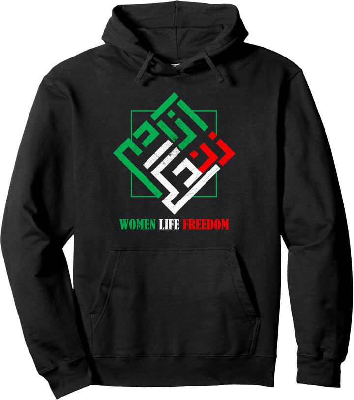 Zan Zendegi Azadi Persian Woman Life Freedom Pullover Hoodie