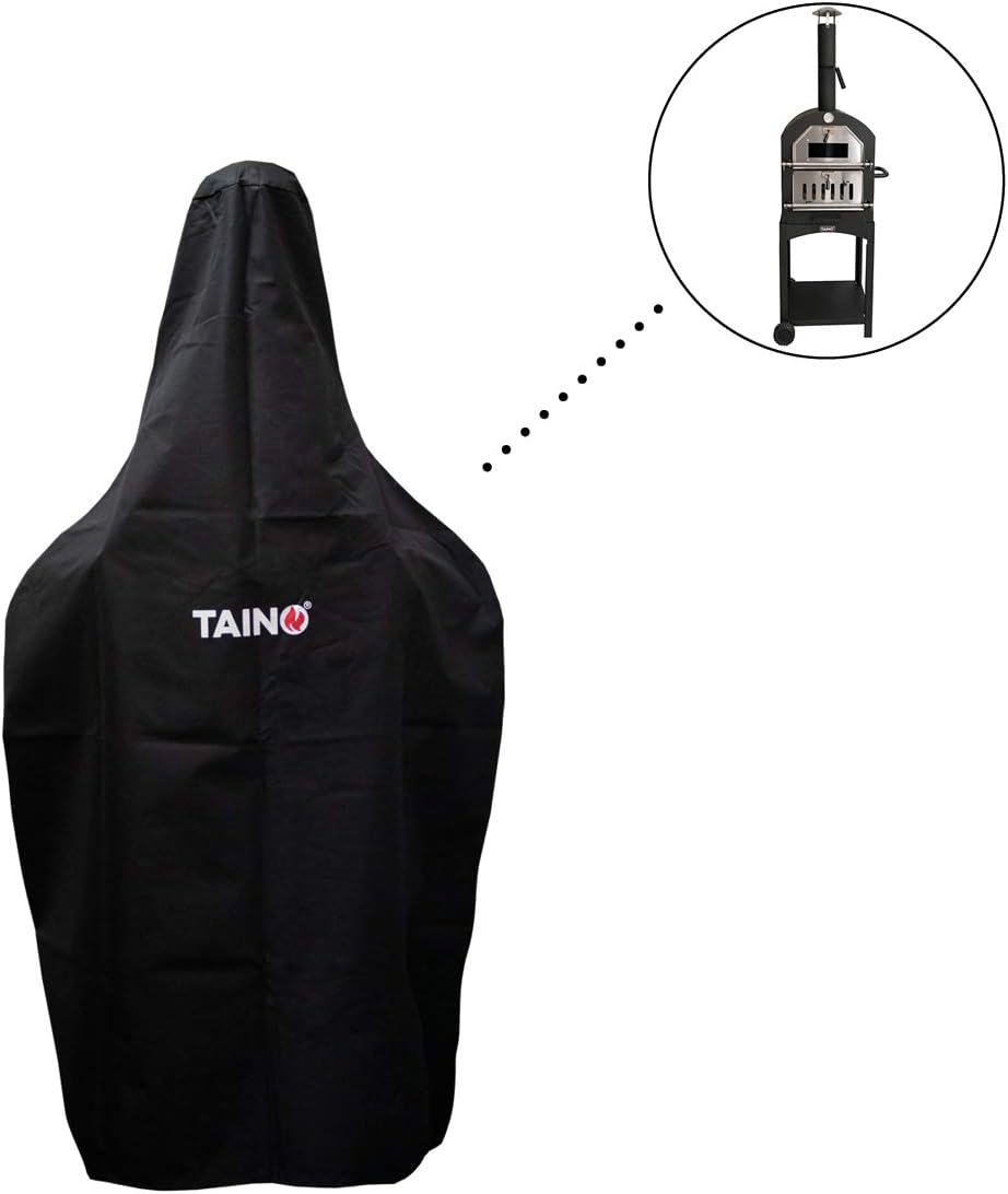 TAINO Abdeckhaube für Pizza-Ofen universal Wetterschutz-Haube Schwarz wasserdicht Plane Oxford Geweb