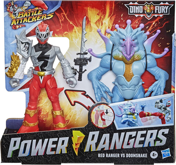 Power Rangers F3064 Battle Attacker Monster, 2er-Pack, bunt