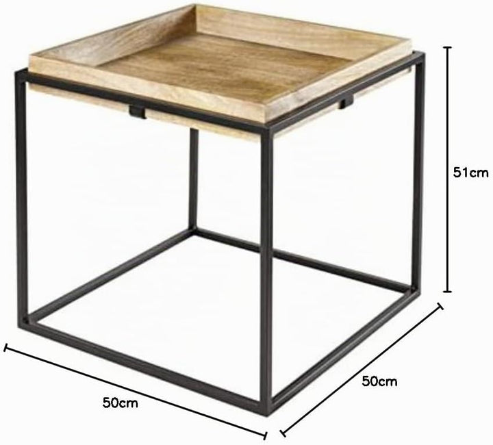 Gall&Zick Beistelltisch, Wohnzimmertisch, (Beistelltisch quadratisch), Beistelltisch Quadratisch