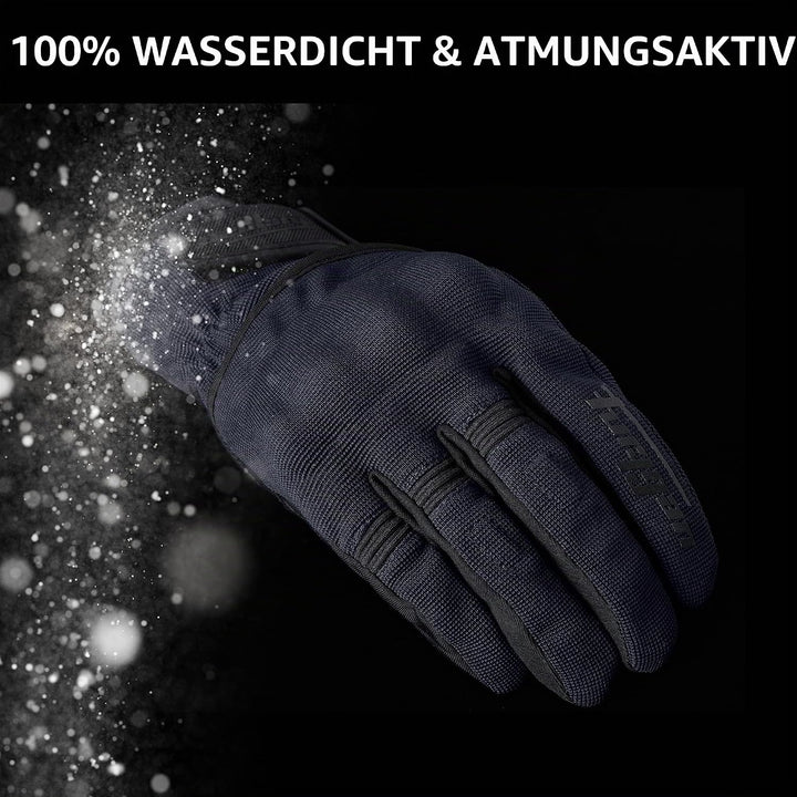 Furygan Jet D3O – Motorradhandschuhe für Herren – Handfläche 100% Leder – Touchscreen – Komfort – So