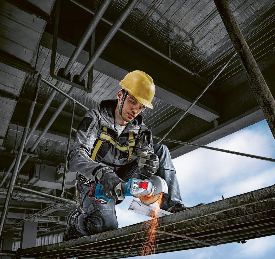 Bosch Professional 18V System Akku Winkelschleifer GWX 18V-7 (mit X-LOCK-Aufnahme, Scheiben- Ø115mm,