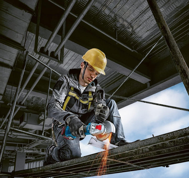 Bosch Professional 18V System Akku Winkelschleifer GWX 18V-7 (mit X-LOCK-Aufnahme, Scheiben- Ø115mm,