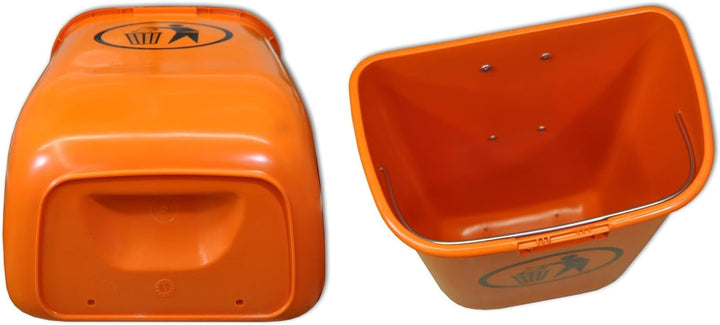 SCF GmbH Kunststoff-Abfallbehälter in RAL 2004 Reinorange lt. DIN 30713