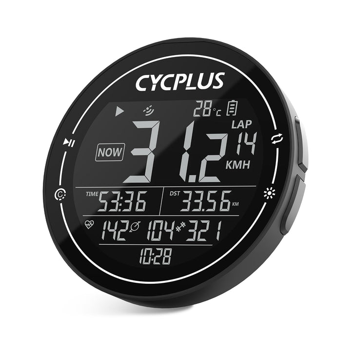 CYCPLUS Fahrradcomputer GPS Fahrradtacho Kabellos, Wasserdicht IPX6 Fahrrad Computer ANT+ Drahtloser