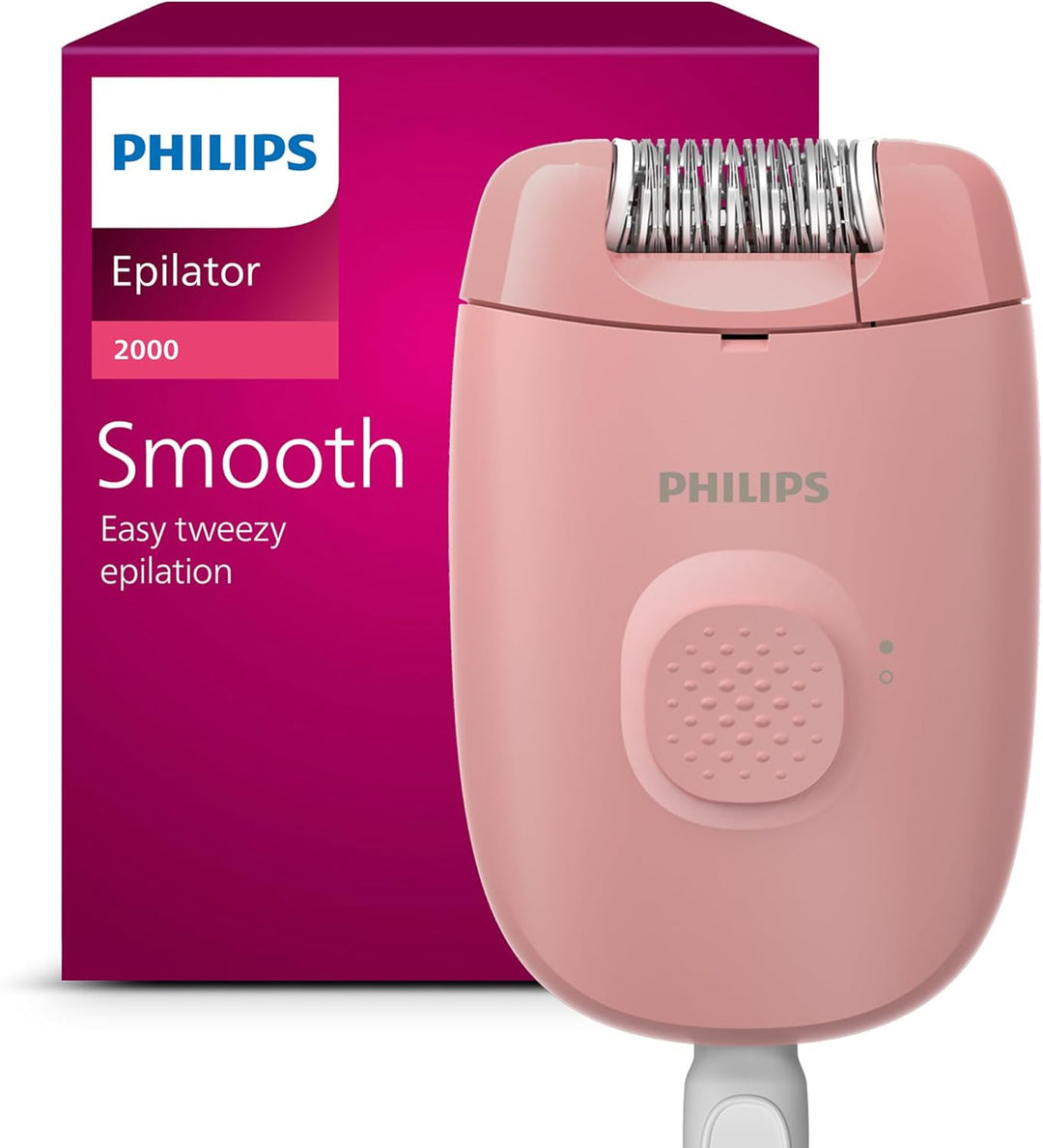 Philips Epilierer Series 2000, kabelgebundener Epilierer, Haarentfernungsgerät, Modell BRE229/00, Sc