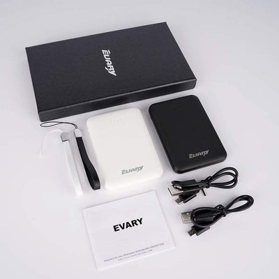 2 Packungen Mini Power Bank Klein Aber Stark 5000mAh Externer Akku,Tragbares Powerbank, Handy Power