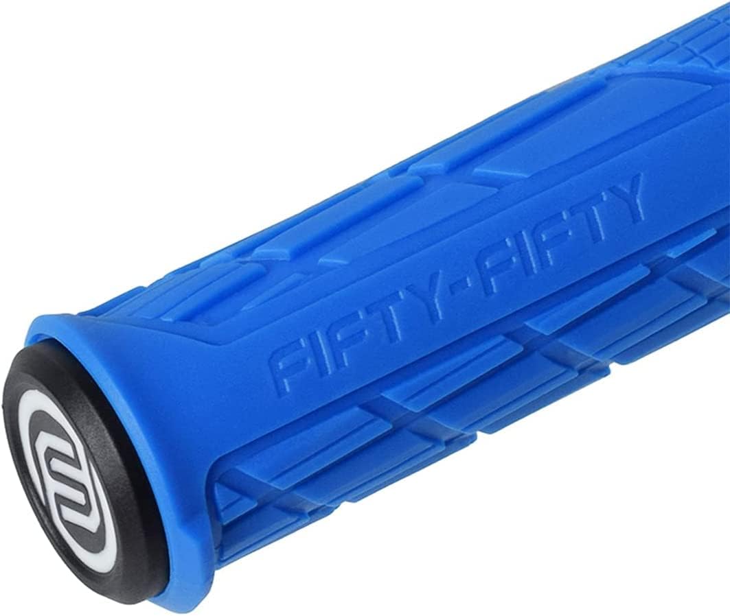 FIFTY-FIFTY MTB Griffe, Fahrradgriffe aus rutschfestem Gummi, Single Lock-on Fahrrad Griffe/Lenkergr