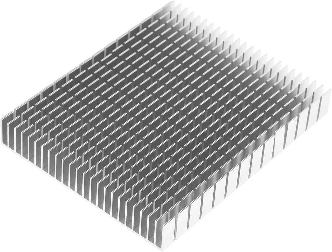 Eujgoov Aluminium Kühlkörper, PC Kühlrippen Heatsink 150x120x20mm Kühlung Kühlerkühlung für CPU Leis