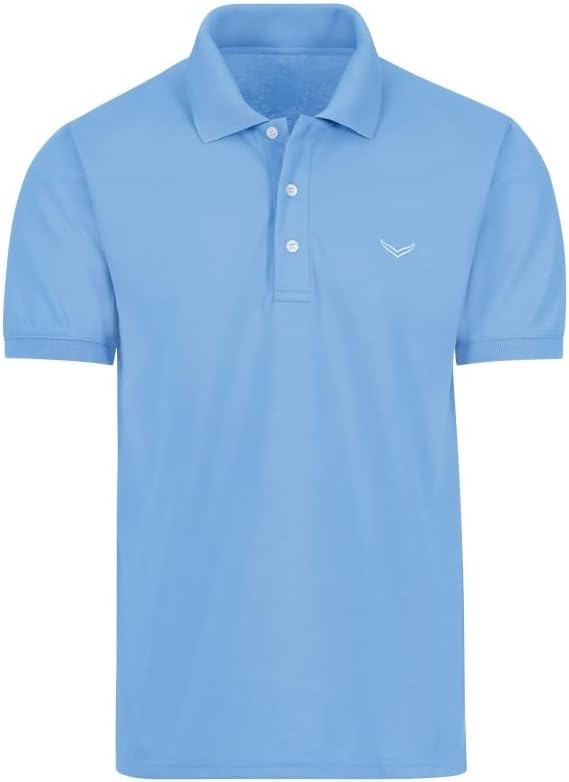 Trigema Herren Polo-Shirt Piqué-Qualität XS Horizont, XS Horizont