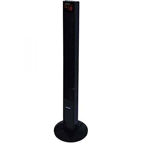 Syntrox Germany XXL Turmventilator Säulenventilator Ventilator Tower 50 Watt mit Fernbedienung, Time