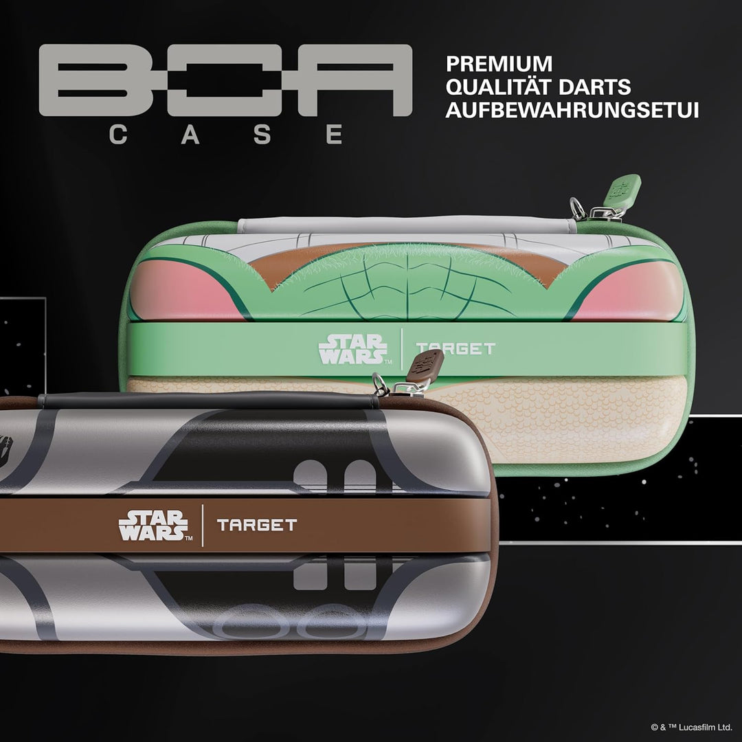 Target Darts Star Wars Mandalorian BOA Wallet | Premium Disney Darttasche mit Charakterdesign, Aufbe