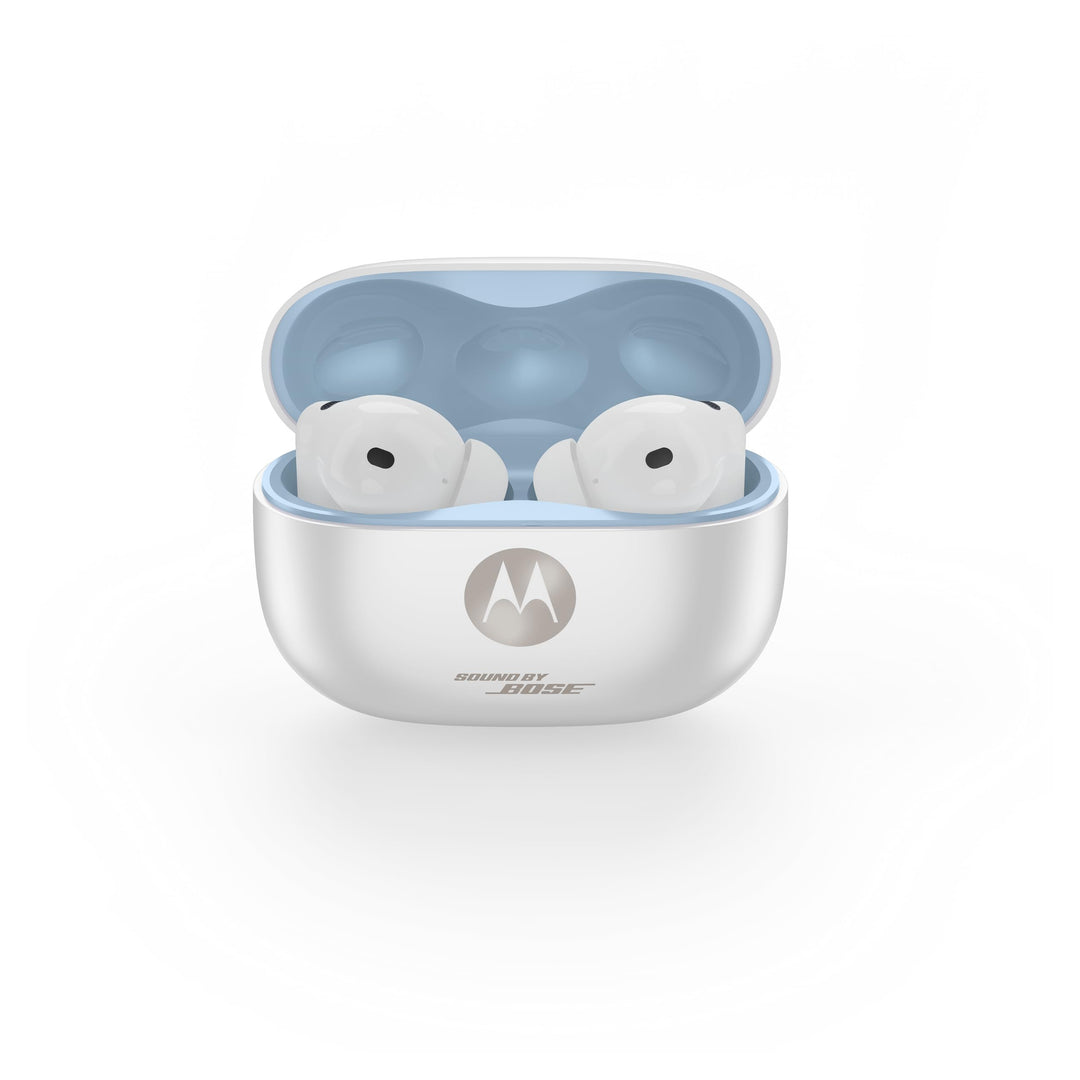 Motorola Moto Buds 2 Plus Sound by Bose (BT 6.0 Earbuds, multidimensionaler Sound, Dolby Head Tracki