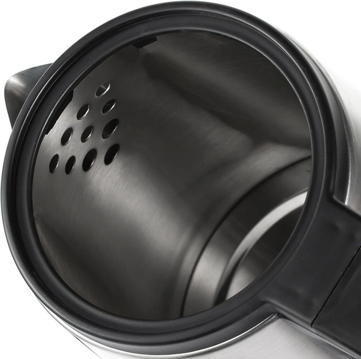 1L 2L Edelstahl Türkischer Tee -Maker -Maschine Set, Elektrokessel mit Infuser, Verborgenem Heizteil