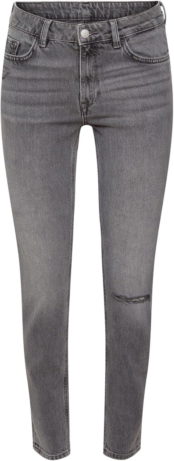 ESPRIT Damen Jeans 24W / 28L 922/Grey Medium Wash, 24W / 28L 922/Grey Medium Wash