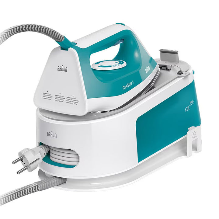 Braun CareStyle 1 Pro IS1013GR, Dampfbügeleisen mit FreeGlide 3D Technologie, SuperCeramic Sohle, Ve