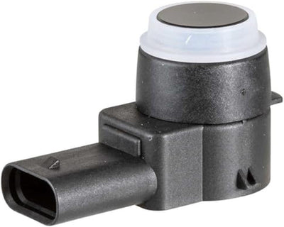 HELLA 6PX 358 141-201 Sensor, Einparkhilfe - gewinkelt - 3-polig - gesteckt - lackierbar - mit Befes