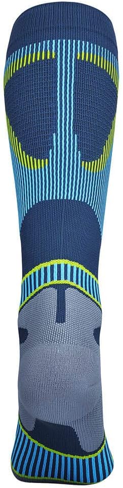 BAUERFEIND Laufsocken Run Performance Compression Socks, 1 Paar Sportsocken 38-40 / L Blau, 38-40 /