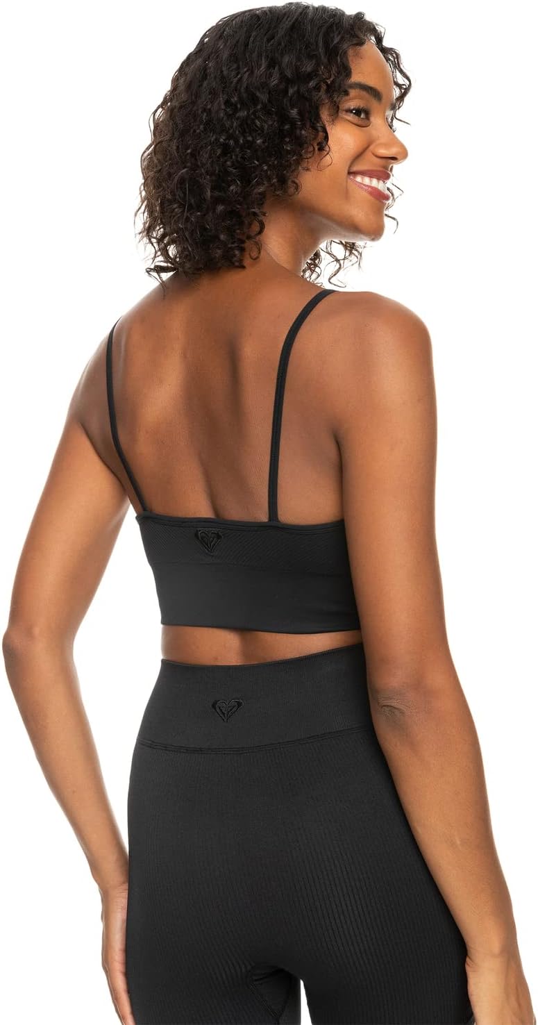 Roxy Damen Chill Out Seamless Sport-BH XS-S Anthrazit, XS-S Anthrazit
