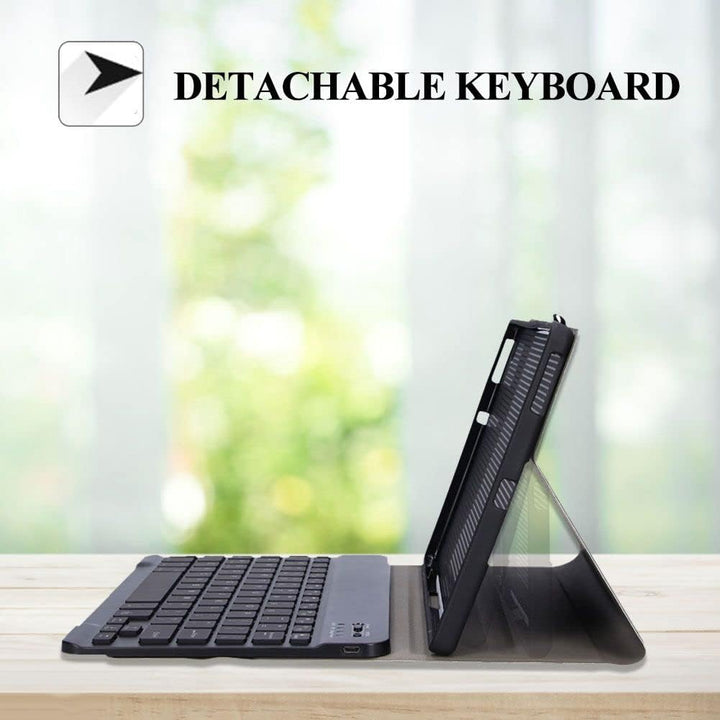 Annadue Tastatur Hülle für Lenovo Tab M10 FHD Plus 10,3 Zoll X606F,Slim Schutzhülle mit Abnehmbarer