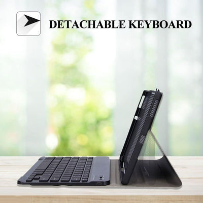 Annadue Tastatur Hülle für Lenovo Tab M10 FHD Plus 10,3 Zoll X606F,Slim Schutzhülle mit Abnehmbarer
