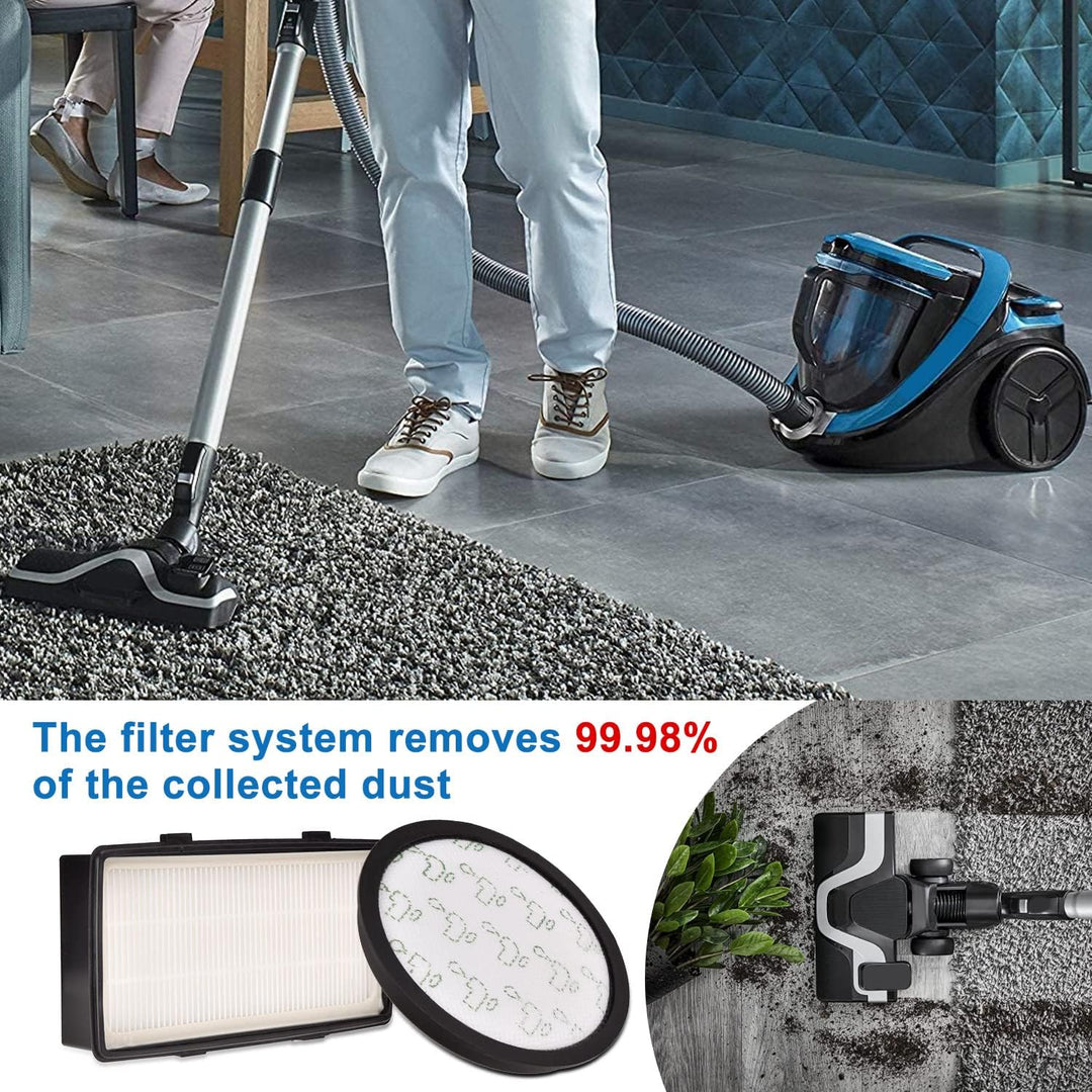 2 Stück HEPA Filter für Rowenta ZR903701 Silence Force Cyclonic Staubsauger ro76xx, ro7611 ro7612 ro