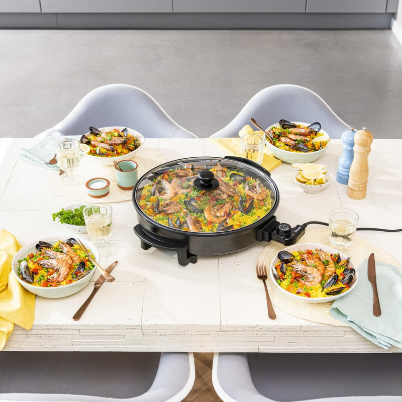 Tristar PZ-2964 Multifunktionspfanne/ Pizza- und Grillpfanne mit 5 einstellbaren Temperatureinstellu