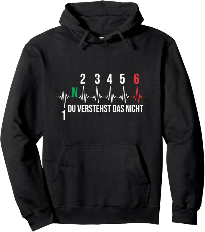 Motorrad Herzschlag Du Verstehst Das Nicht | Motorrad Pullover Hoodie