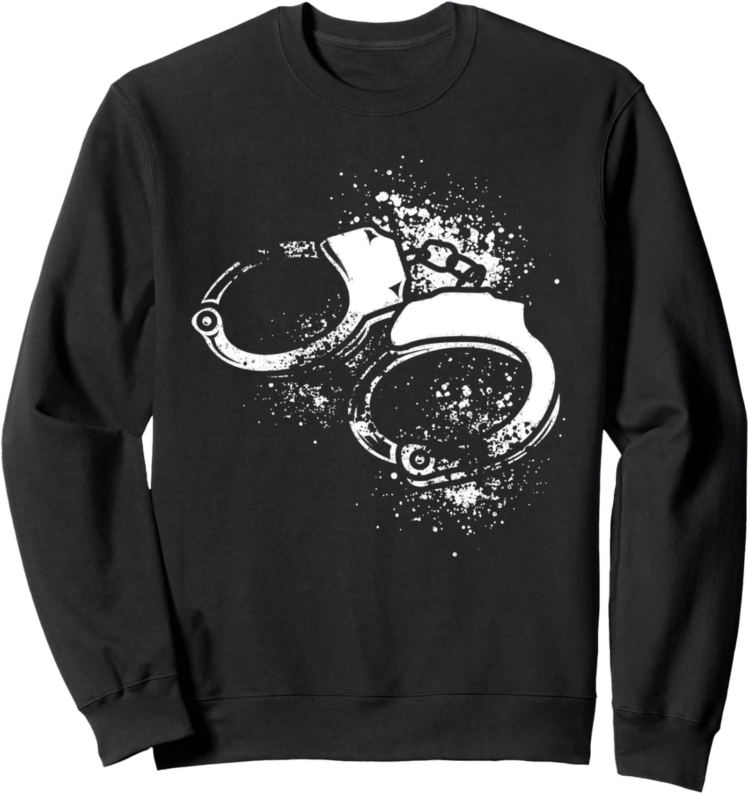 Geschenk für Polizist | Polizei Polizistin Handschellen Sweatshirt